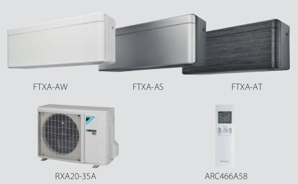 Klimatizace Daikin STYLISH - FTXA+RXA